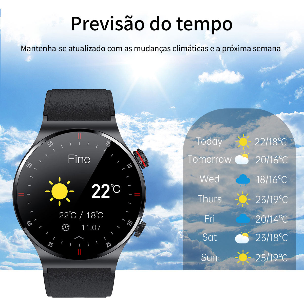 Relógio Inteligente LIGE SmartWatch