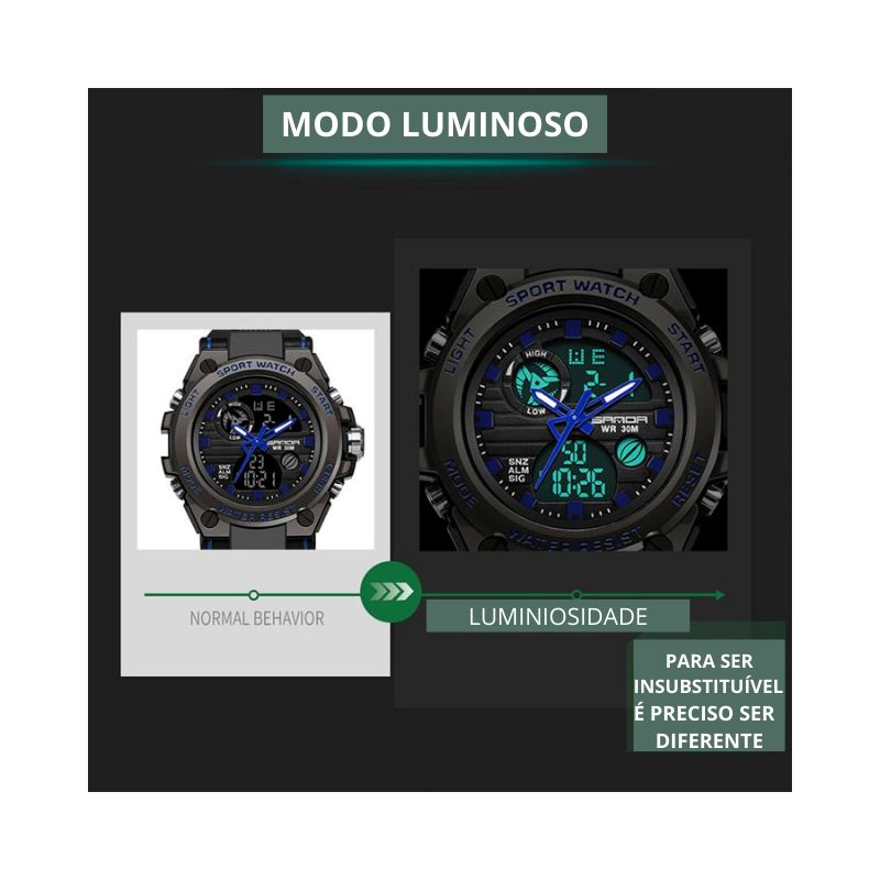Relógio Masculino Militar - Sanda